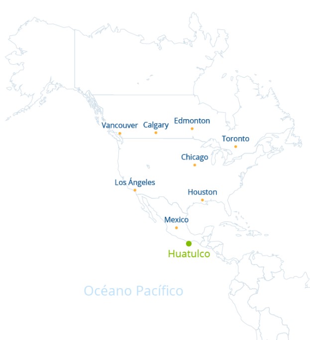 Mapa Ubicacion Huatulco